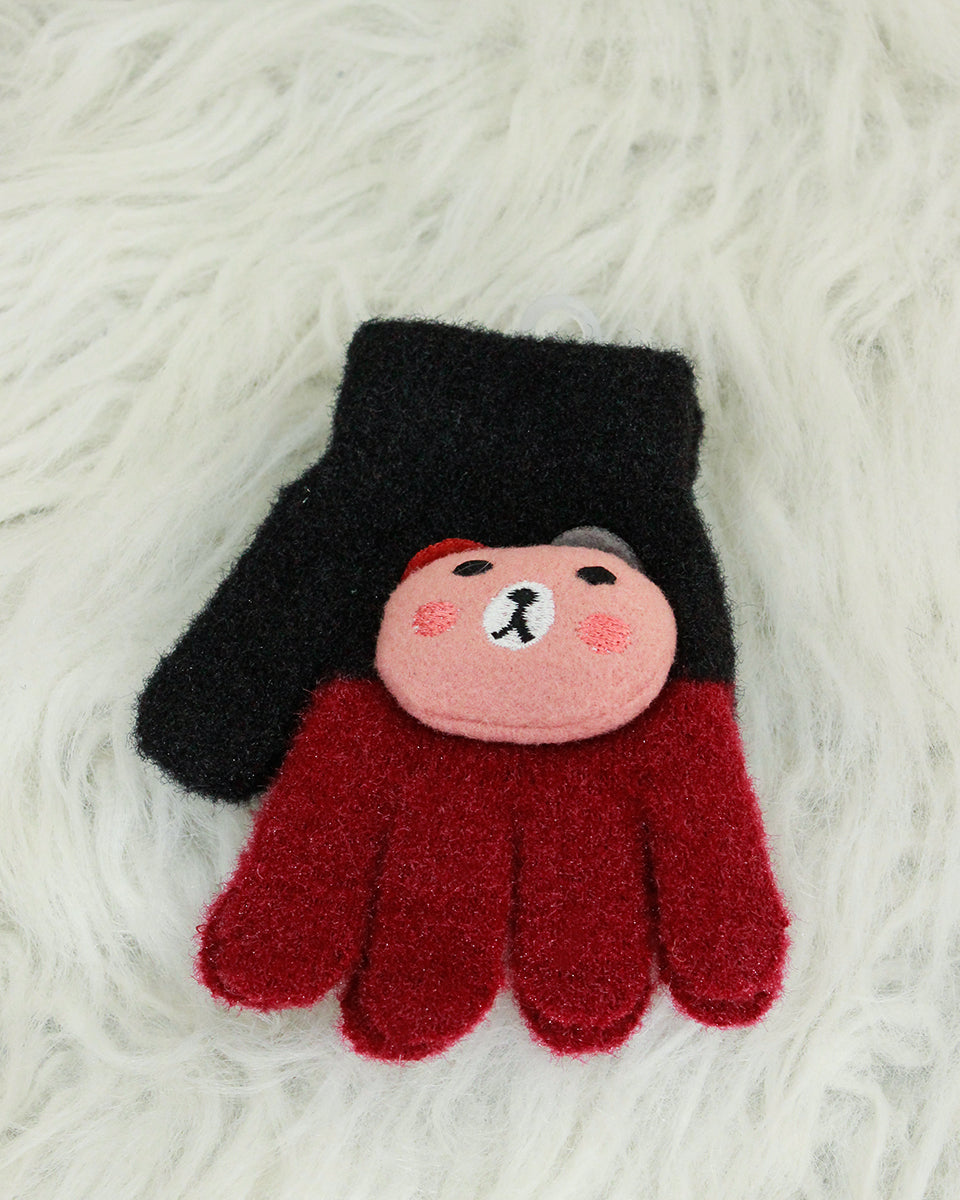 Kids Woolen Gloves - Teddy