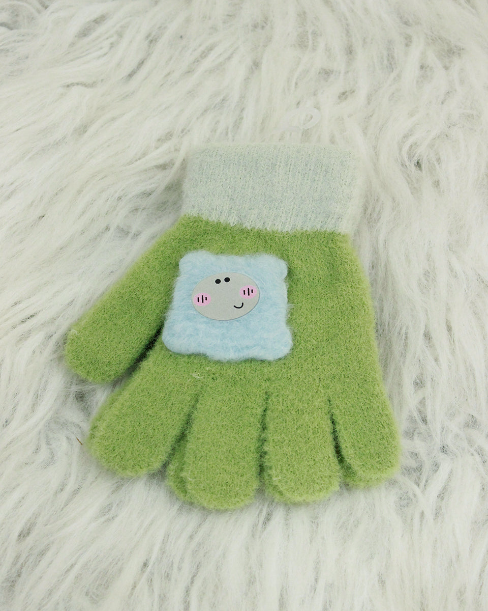 Kids Woolen Gloves - Smily