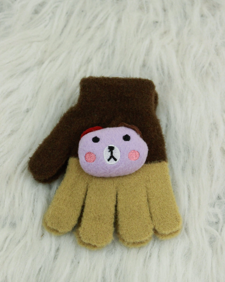 Kids Woolen Gloves - Teddy