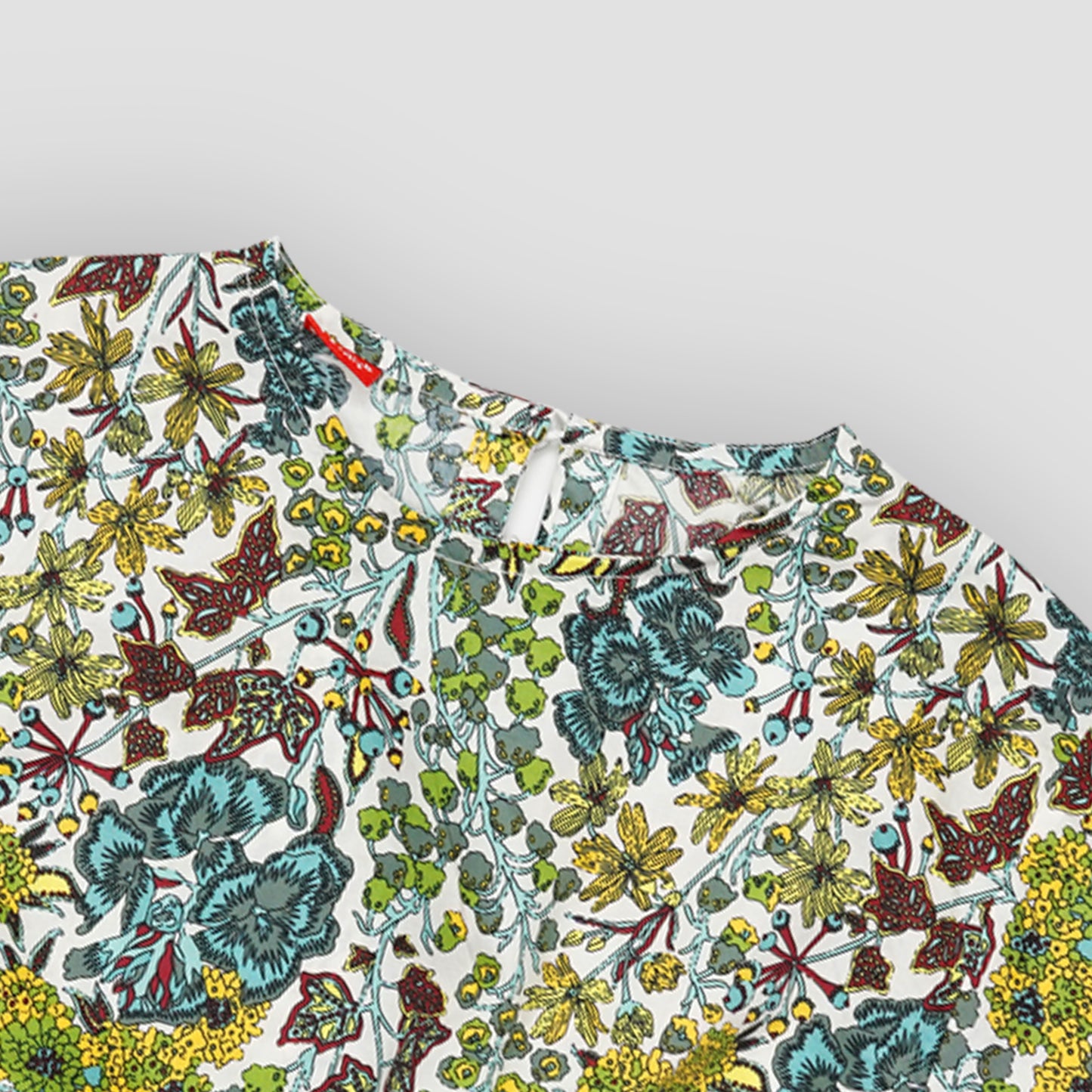 Floral World crop-top with Bell Bottom -CT134