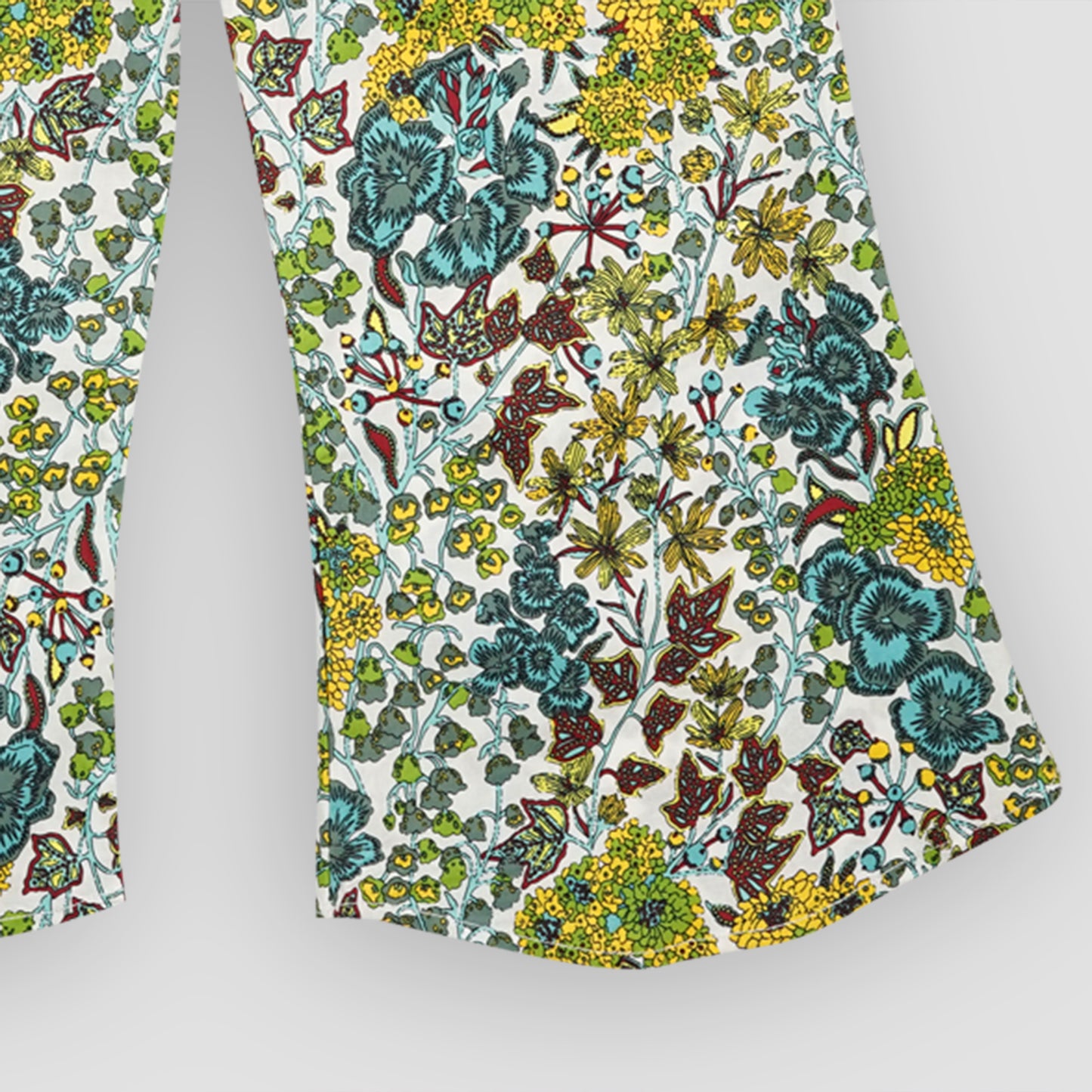 Floral World crop-top with Bell Bottom -CT134