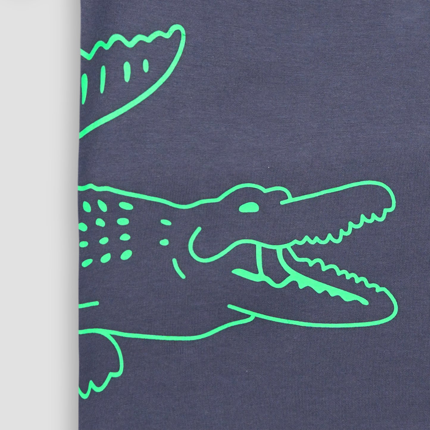 Boys Alligator T-Shirt-Dark Grey -TS006