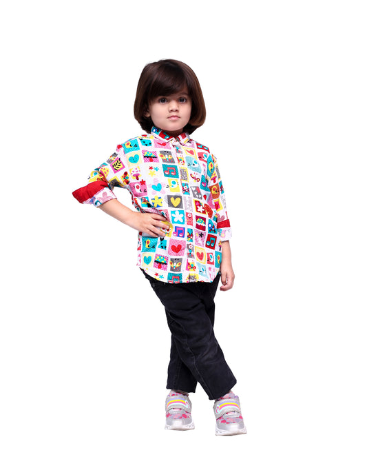 Girls Funky Graphics Shirt