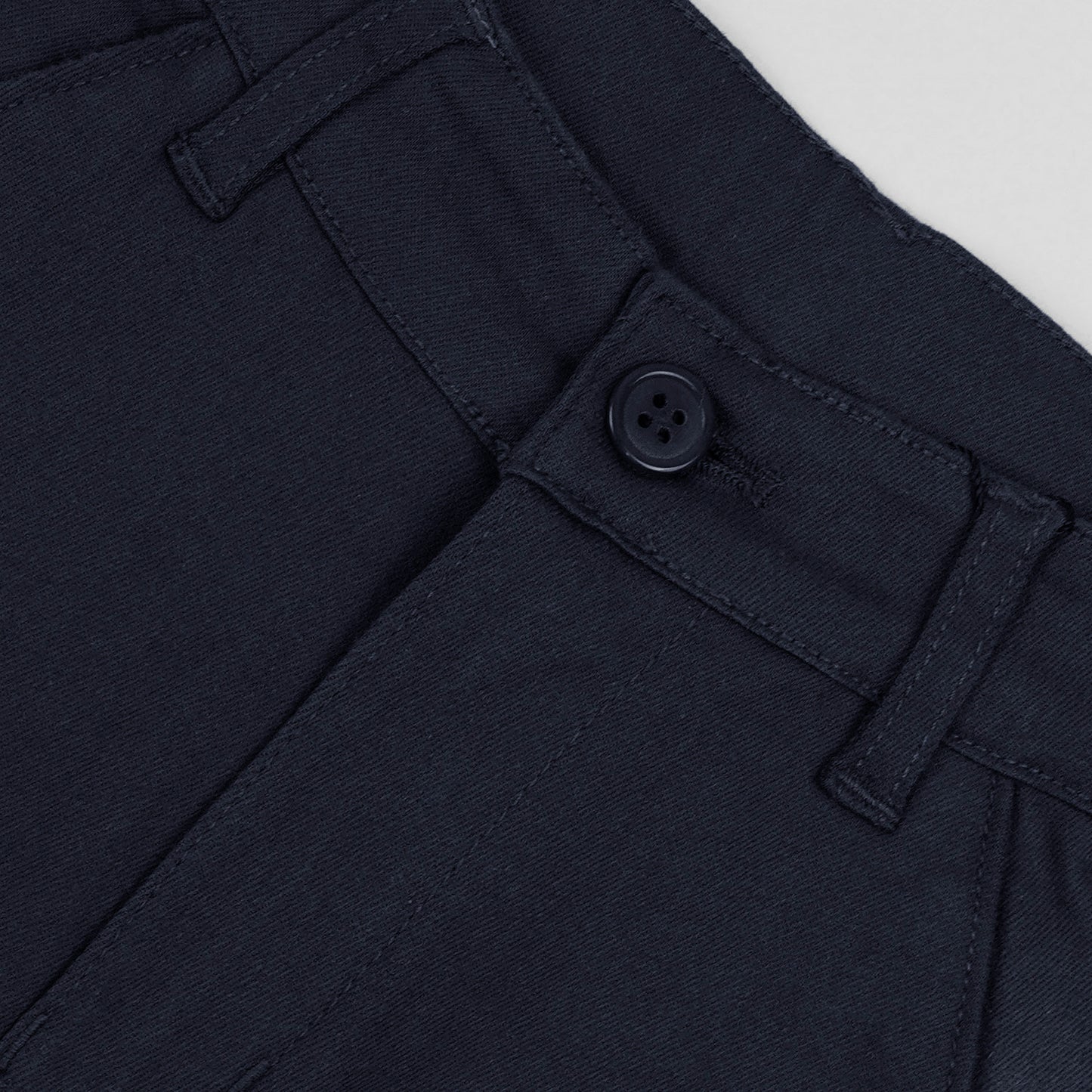 Sleek Cotton Pant-Navy