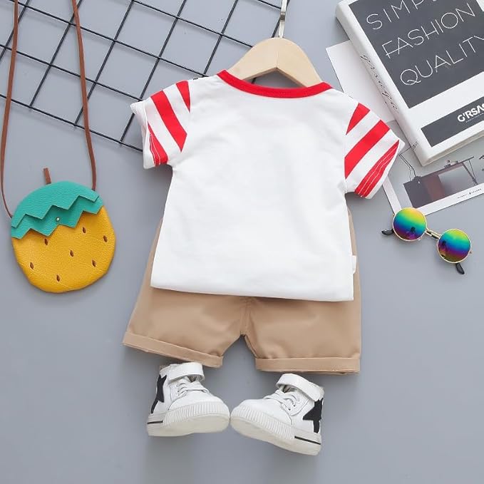 Kids Cotton T-Shirt & Shorts Set |Ape Gentleman -CS1101