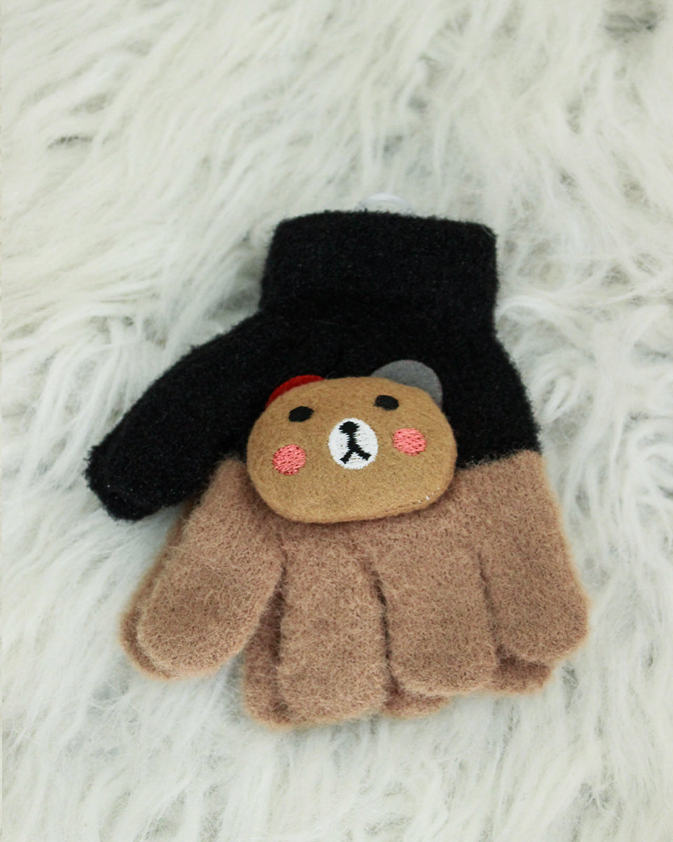 Kids Woolen Gloves - Teddy