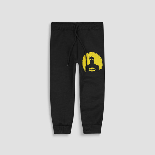 Batman Logo Black Fleece Trouser