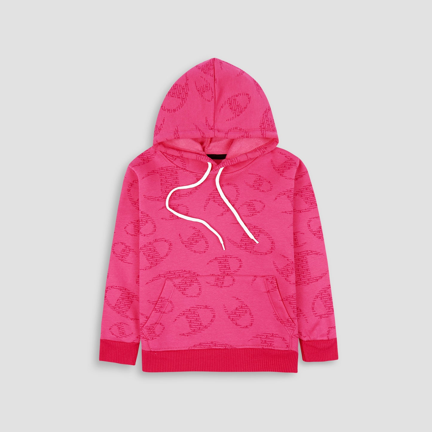 Shocking Pink Fleece Hoodie