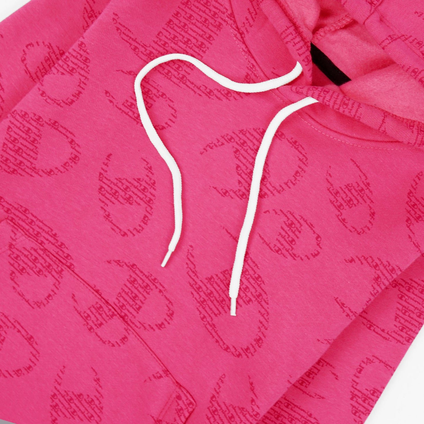 Shocking Pink Fleece Hoodie