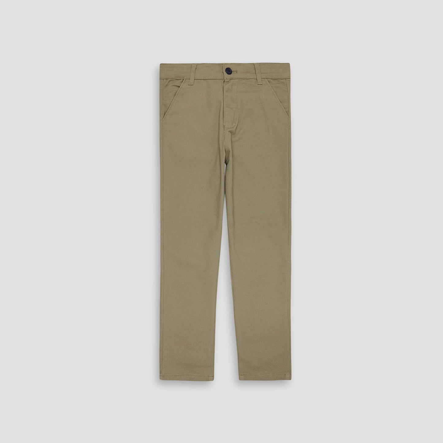 Sleek Cotton Pant-Beige