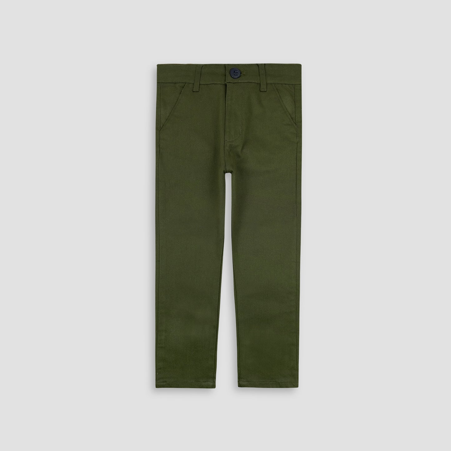 Sleek Cotton Pant-Olive