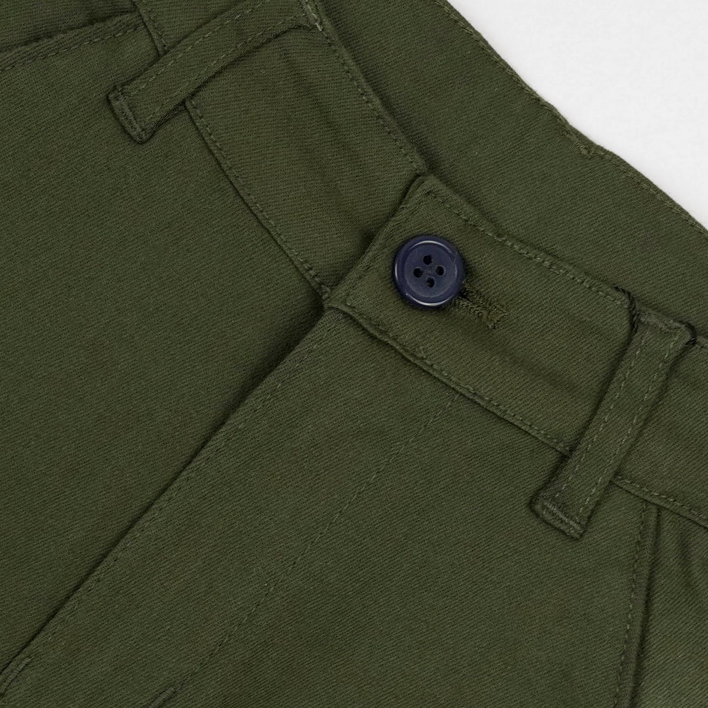 Sleek Cotton Pant-Olive