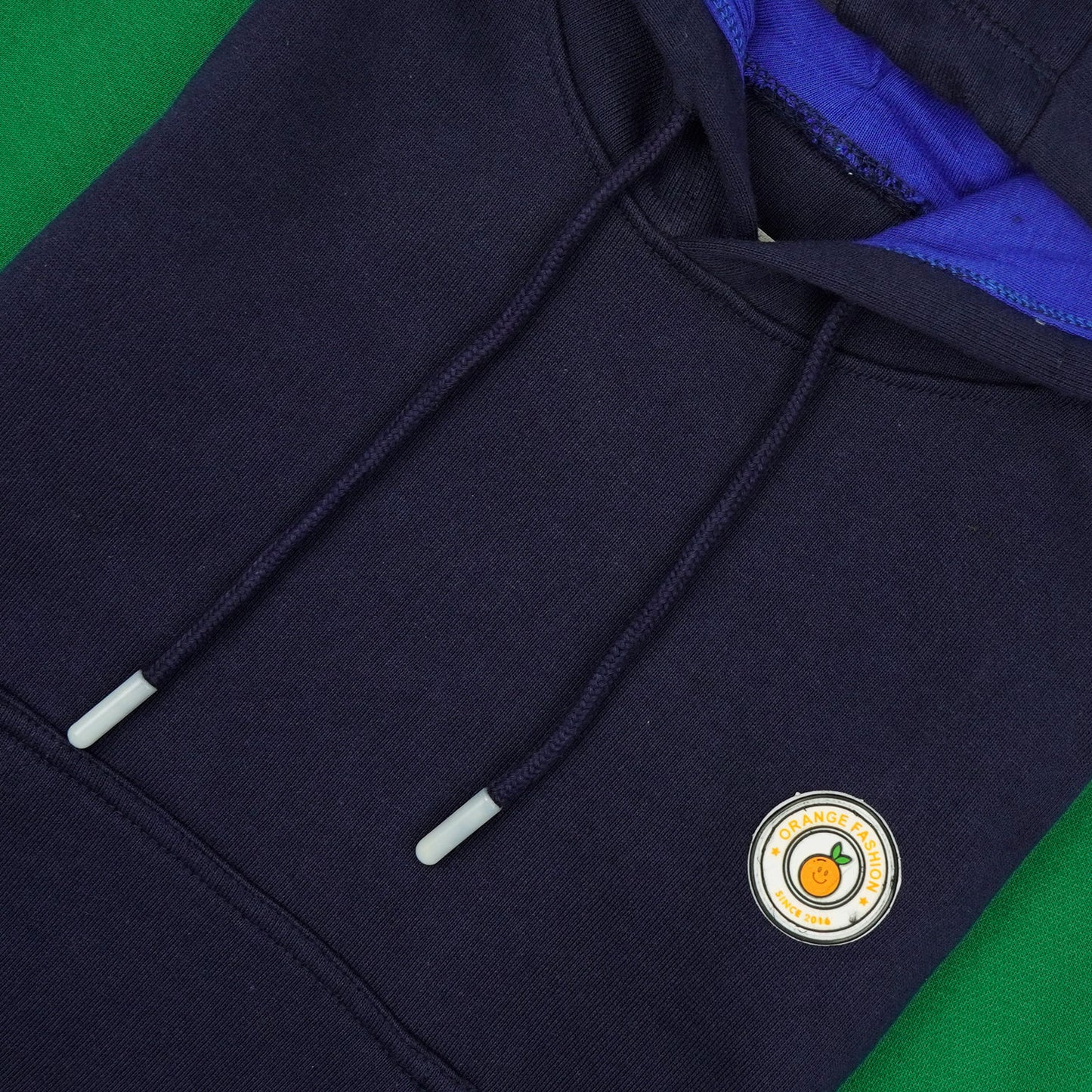 Blue & Green Fleece Hoodie