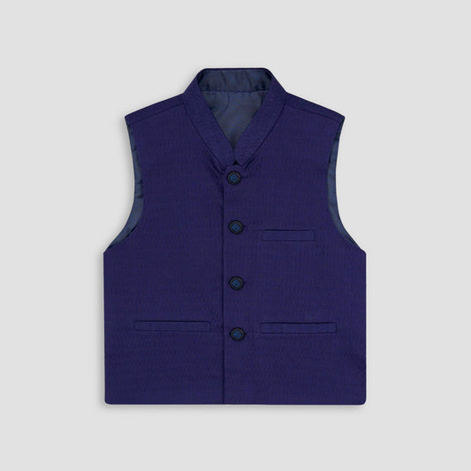 Boys Waistcoat -Navy Blue -WC28