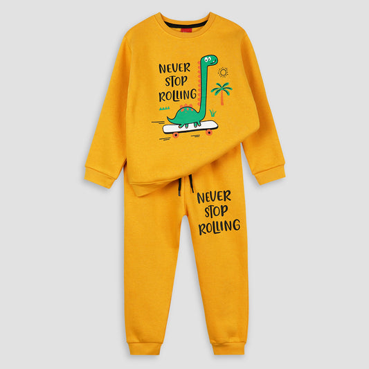 Never Stop Rolling Fleece Jogger Suits