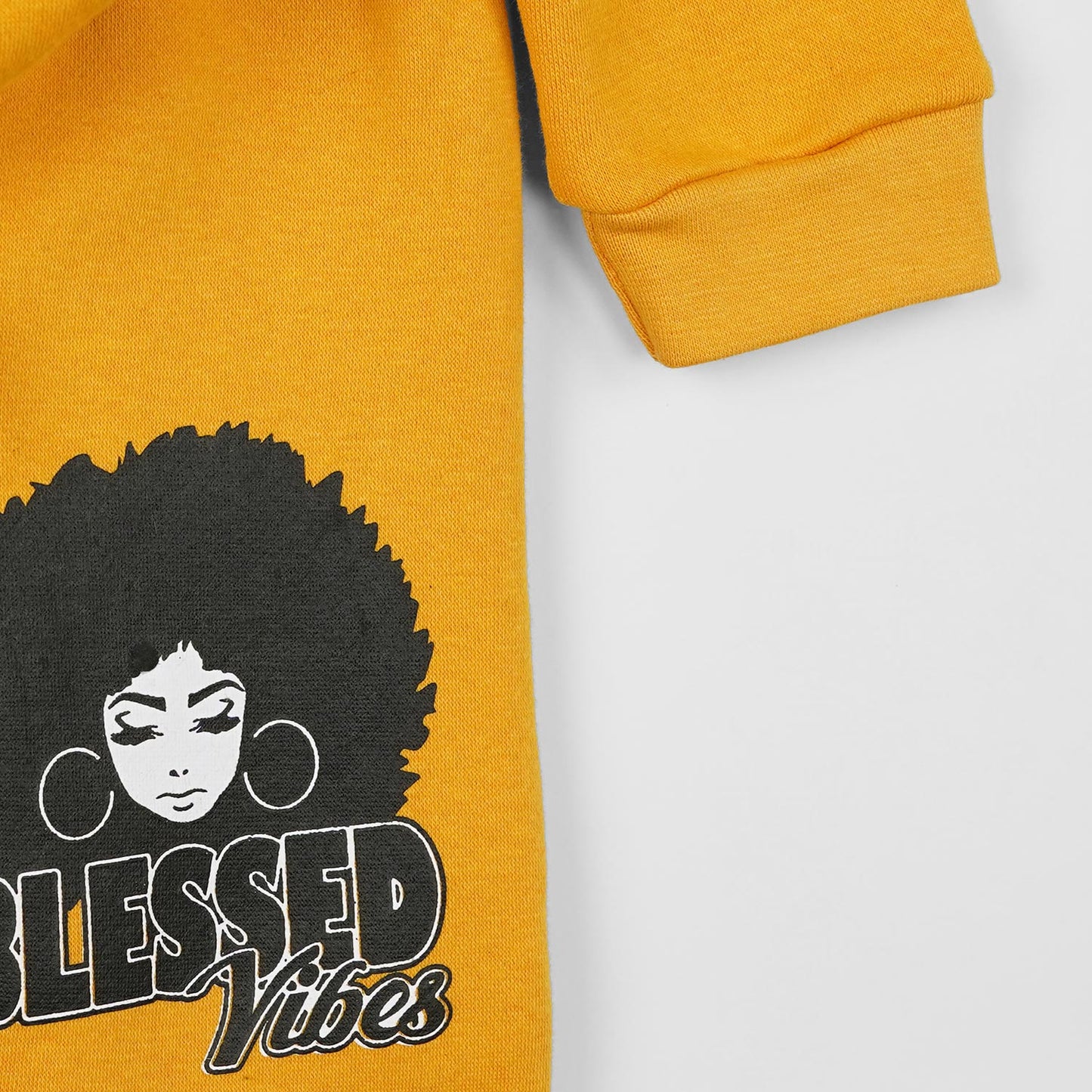 Vibes - Yellow Fleece Jogger Suits