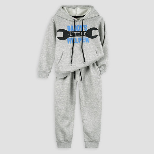 Dady's Little Helper Fleece Jogger Suits