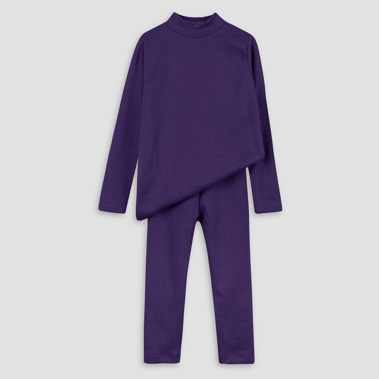 Warm Mock Neck Inner Suits (PURPLE)