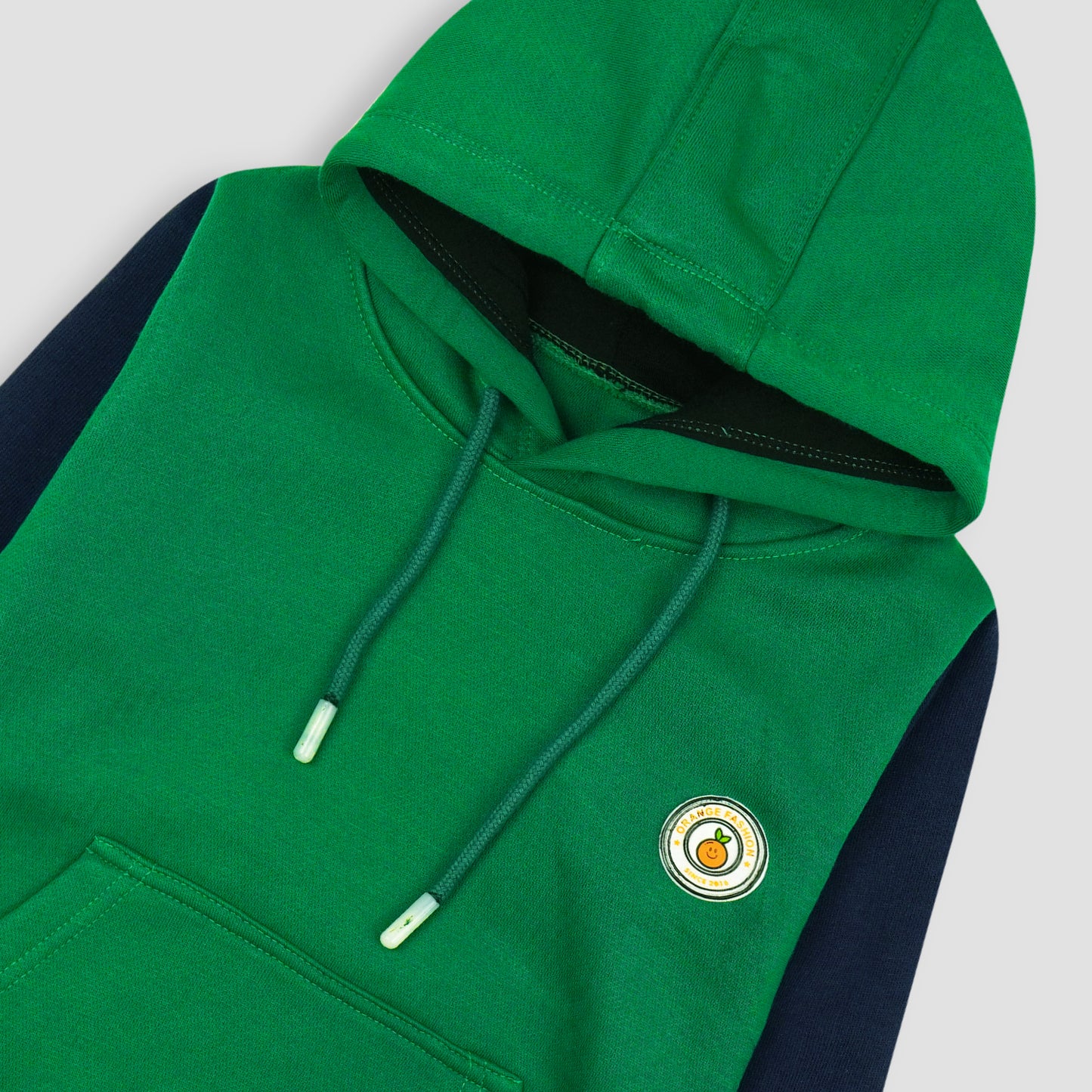 Green & Blue Fleece Hoodie