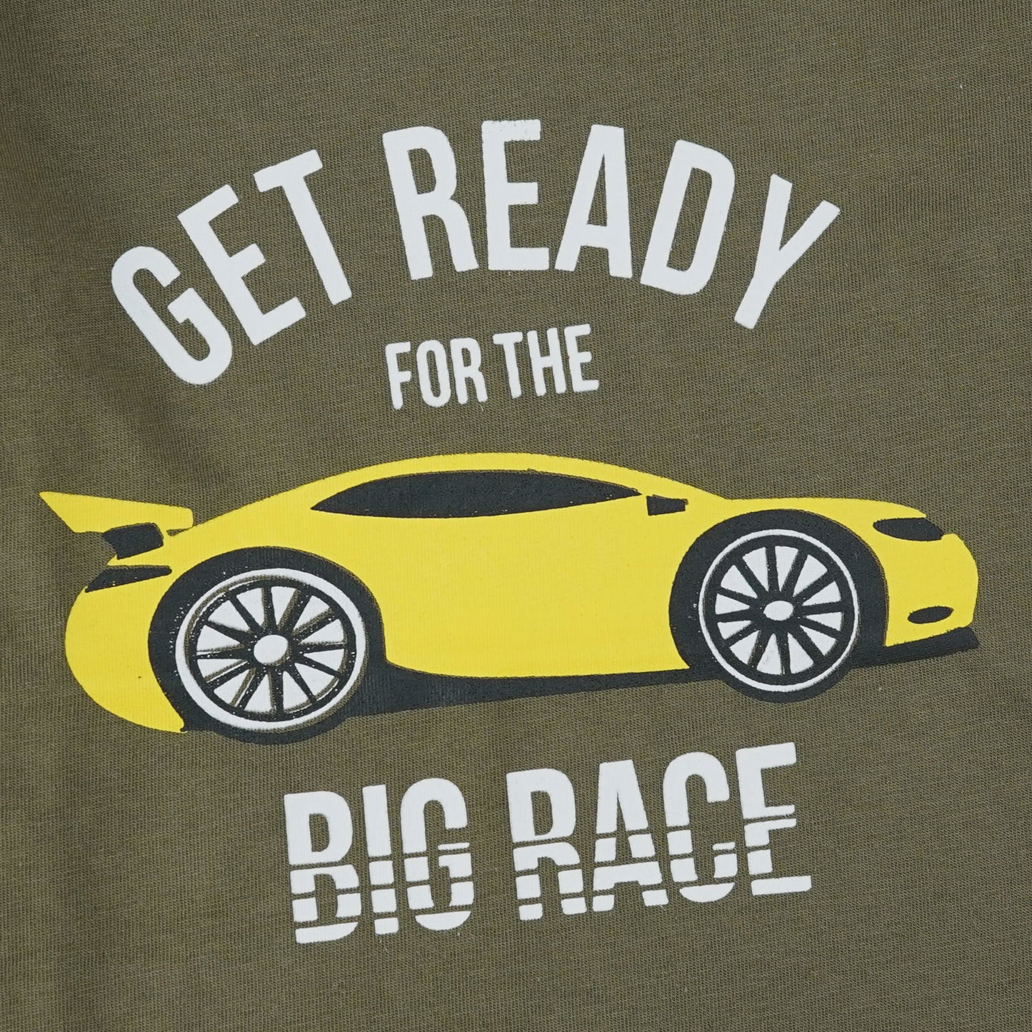 Big Race T-Shirt-Brown