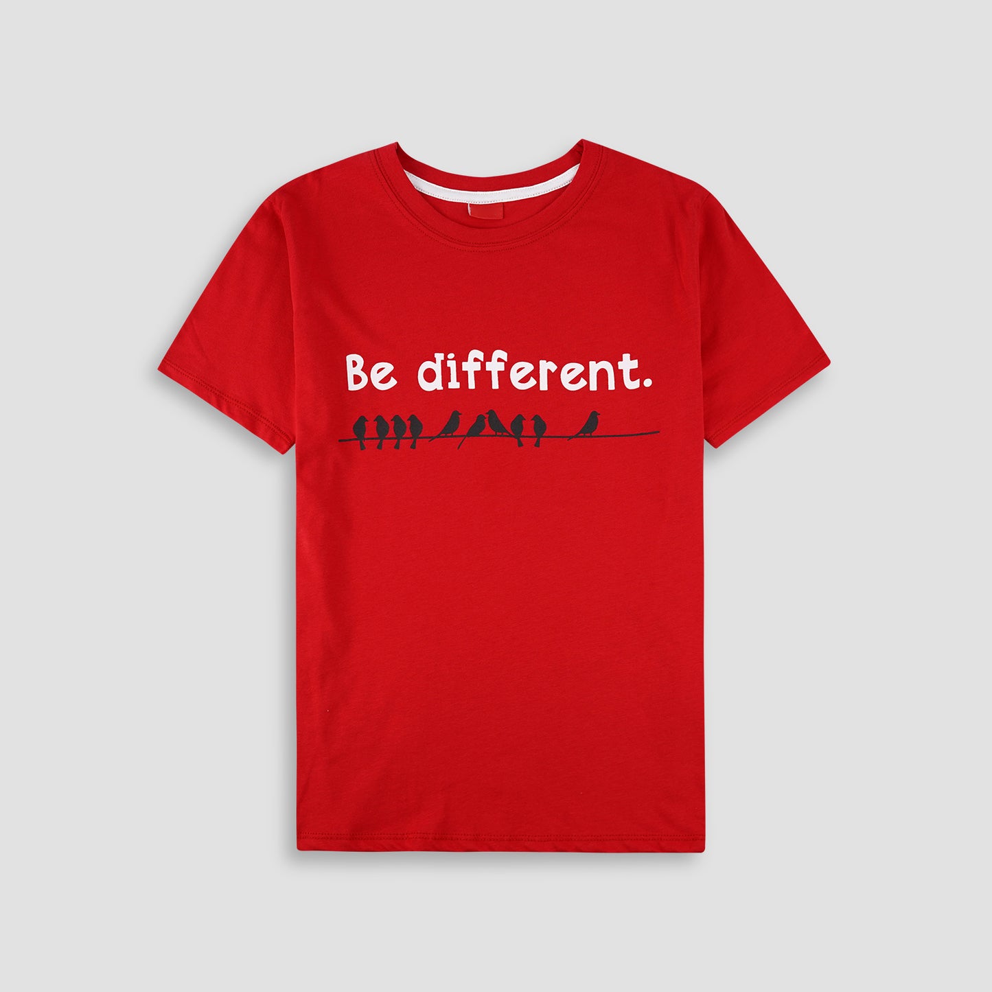 Boys Red T-Shirt-Be-Different