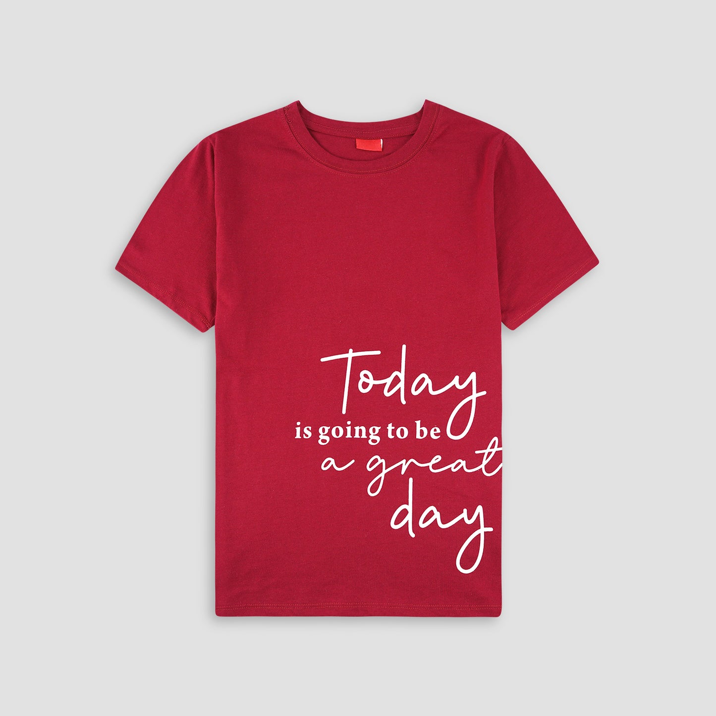 Boys Great Day T-Shirt-Maroon