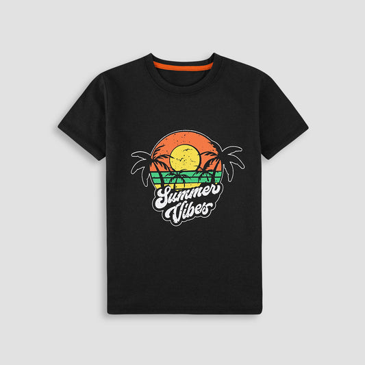 Summer Vibes T-Shirt-Black