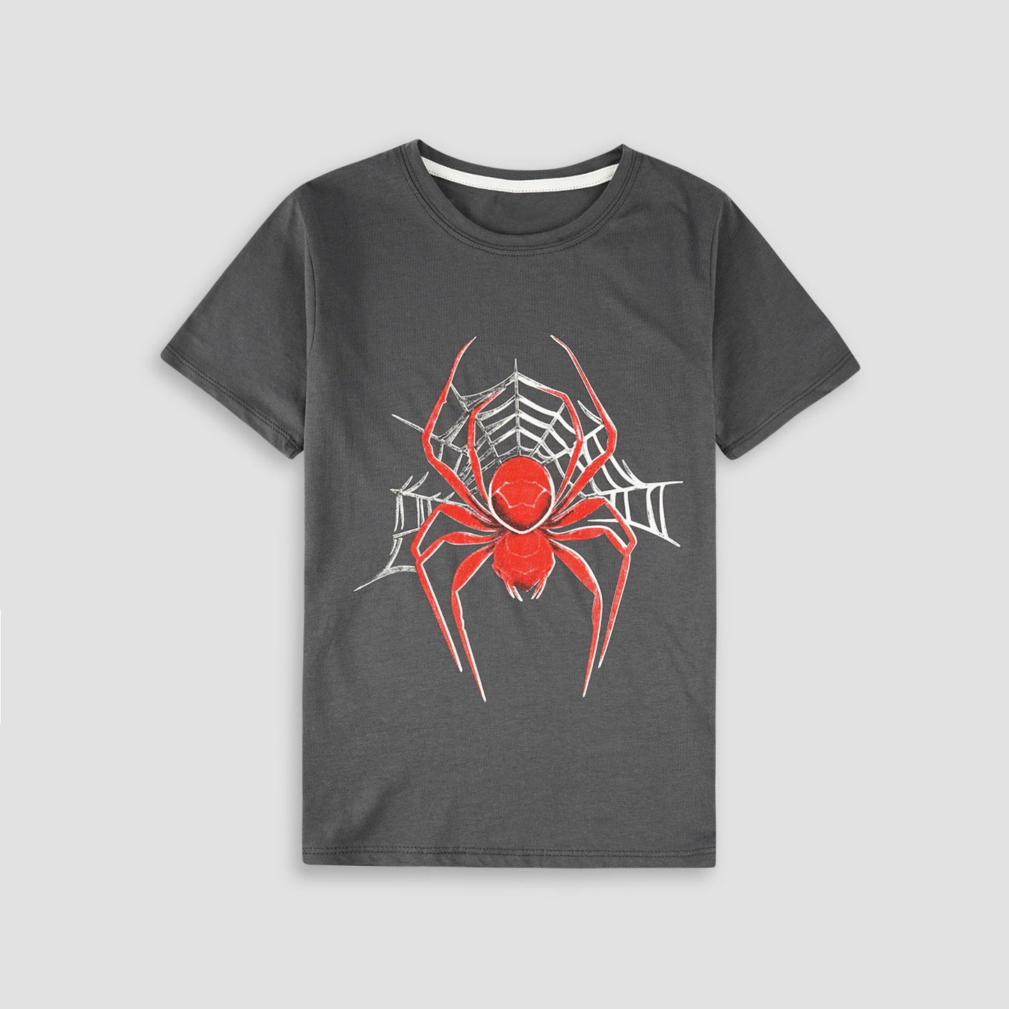 Boys SpiderMan T-Shirt-Charcoal