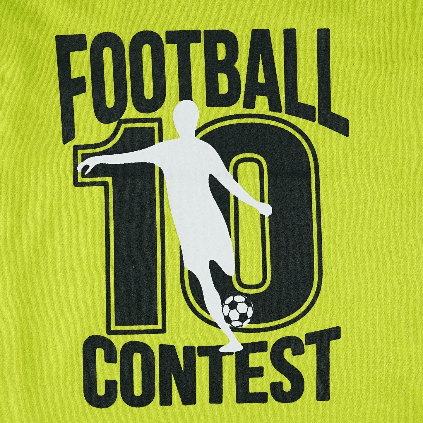 Boys FootBall T-Shirt-Neon Green