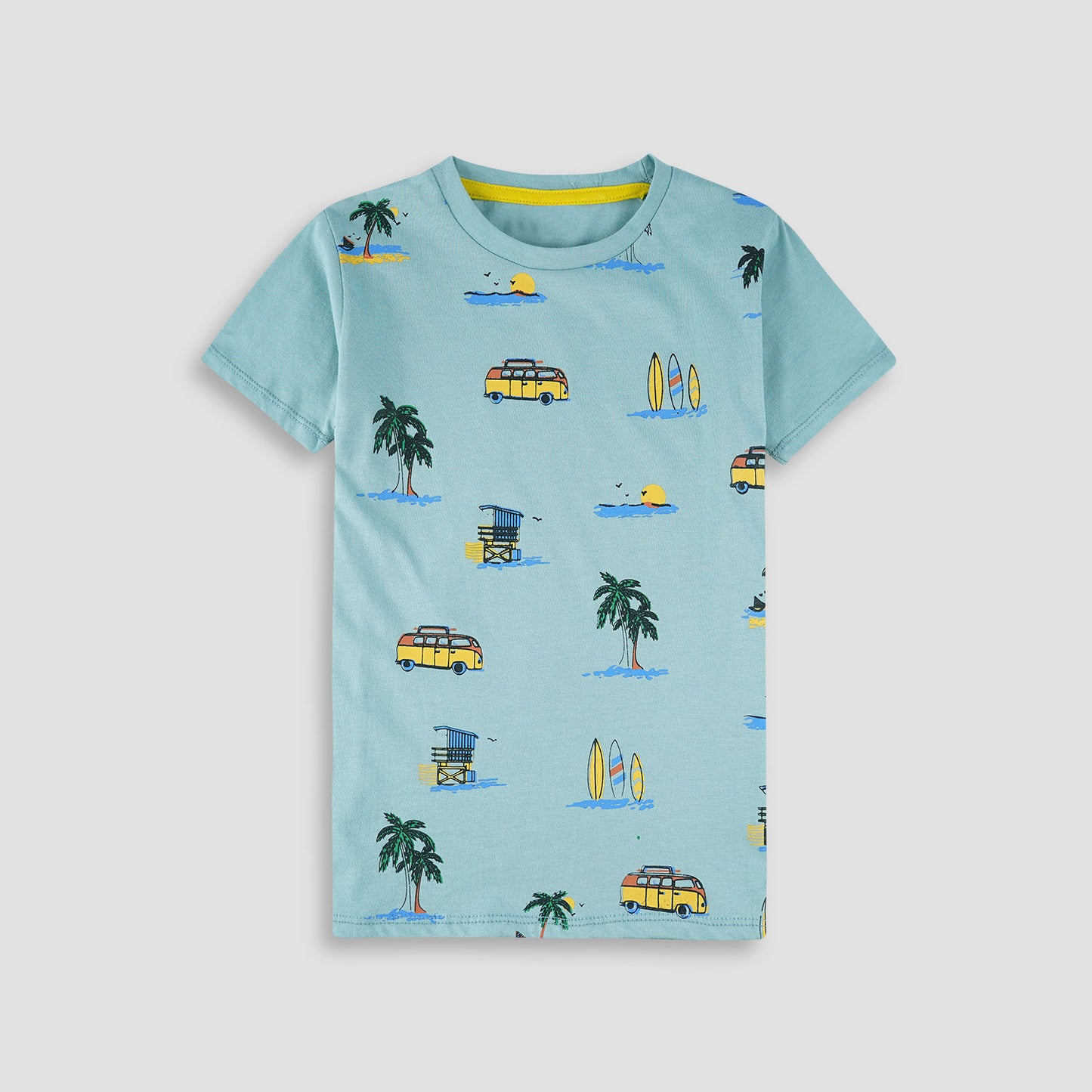 Vacation Vibes T-Shirt- Teal Green