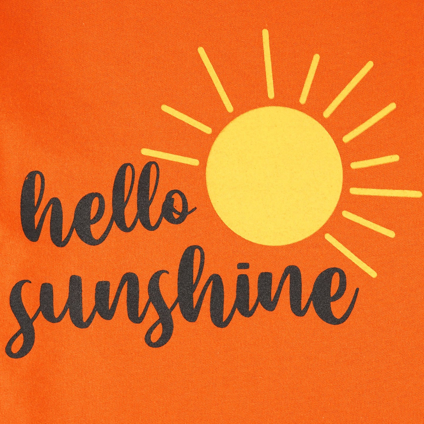 Hello Sunshine T-Shirt- Orange