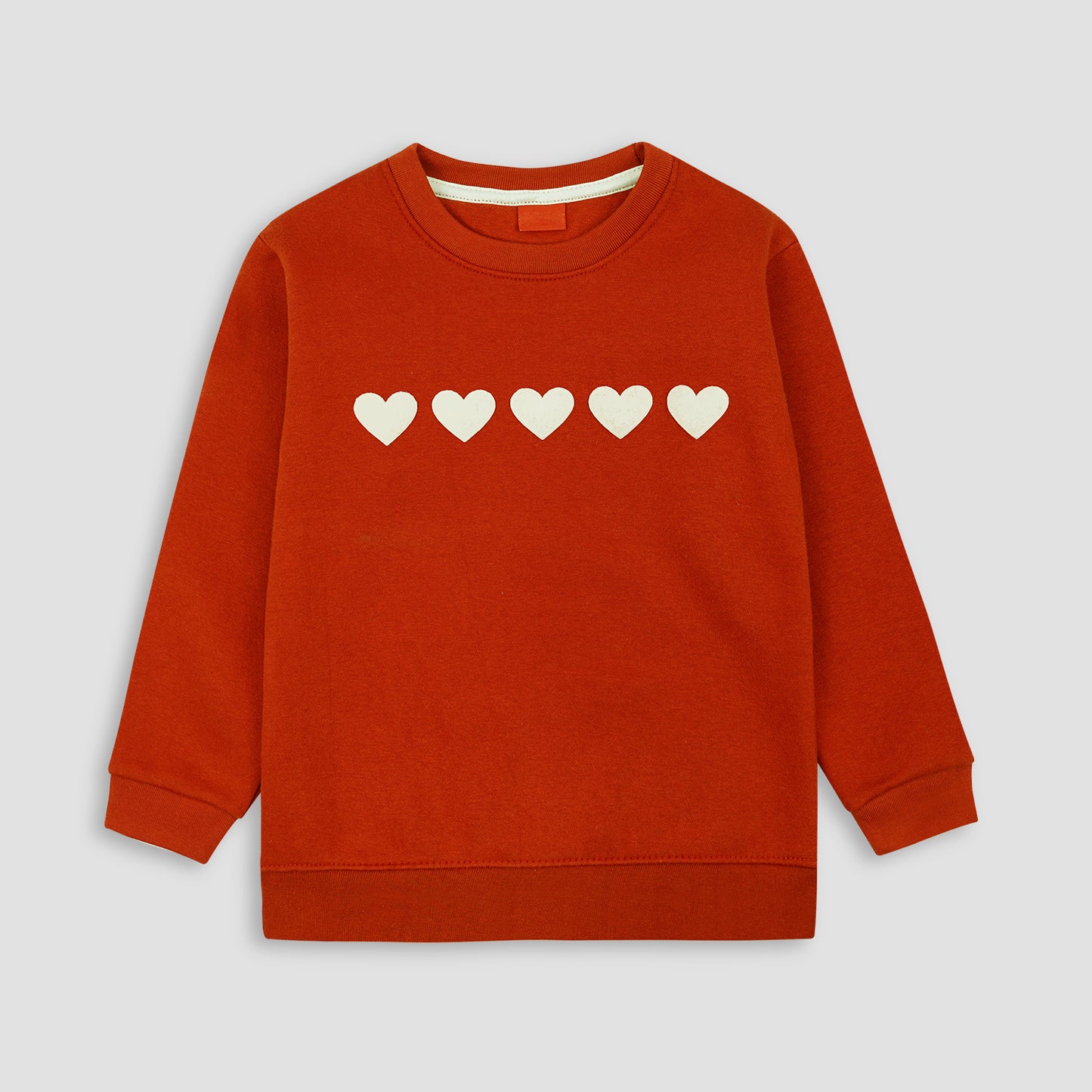 Hearts Fleece Sweat shirt