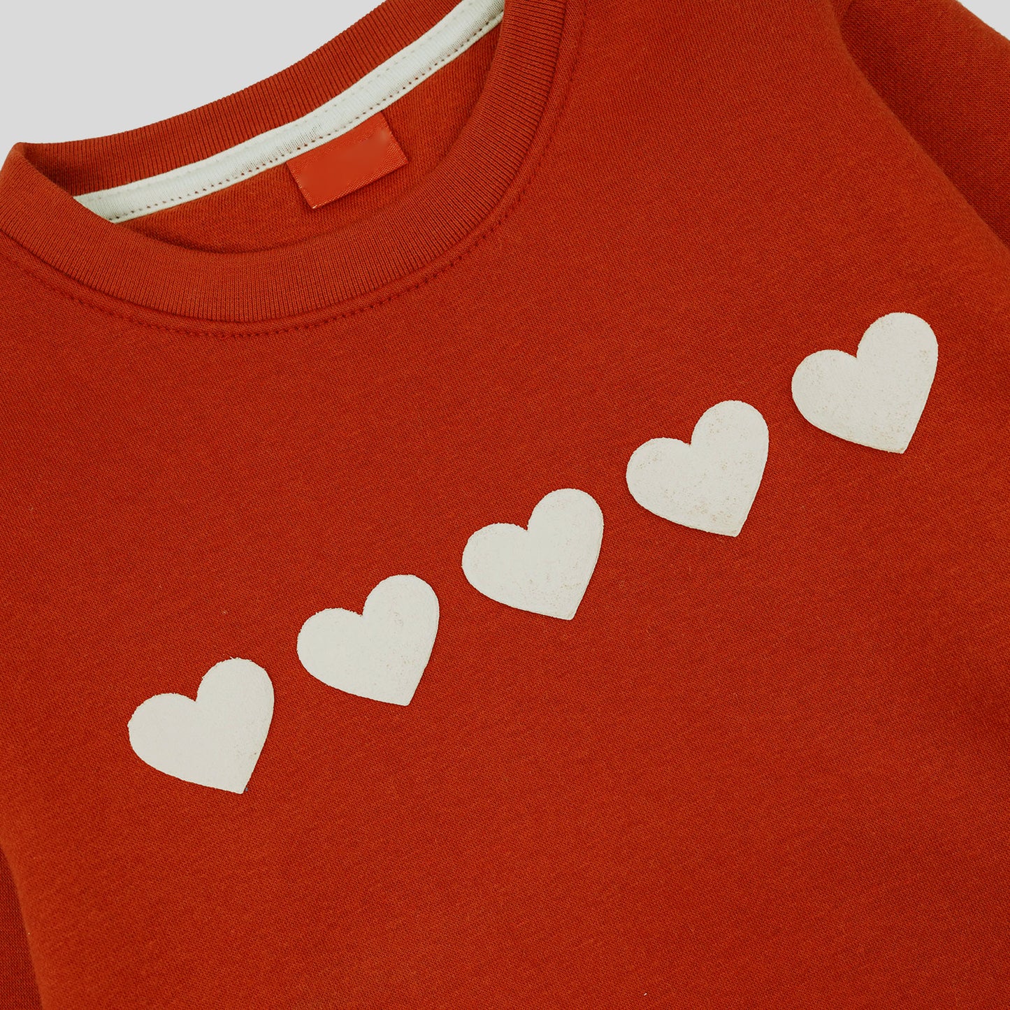 Hearts Fleece Sweat shirt