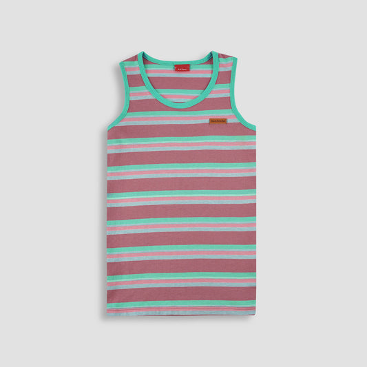 Striped Sandos/Tank Top -Multi -ST09