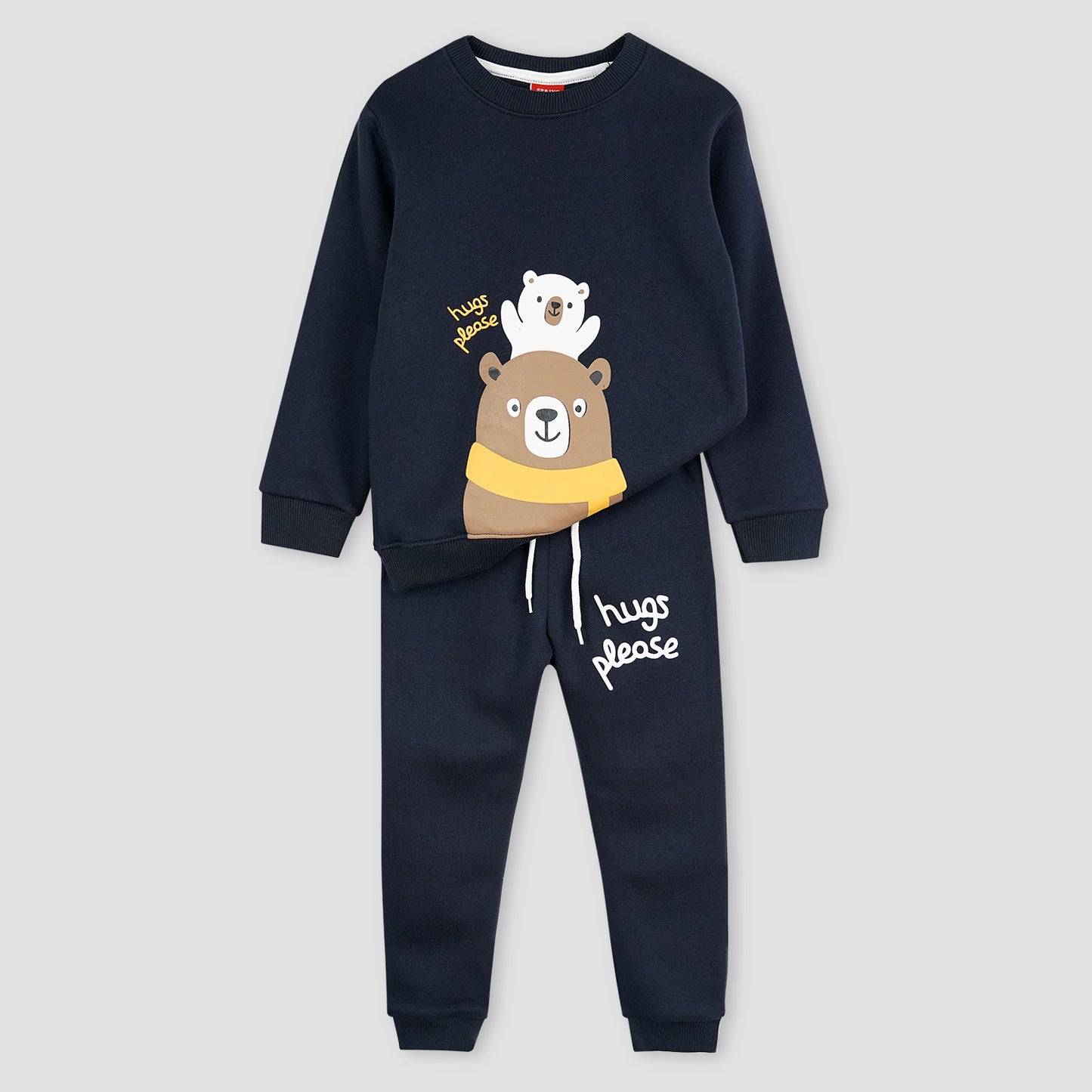 Hugs Please Fleece Jogger Suits