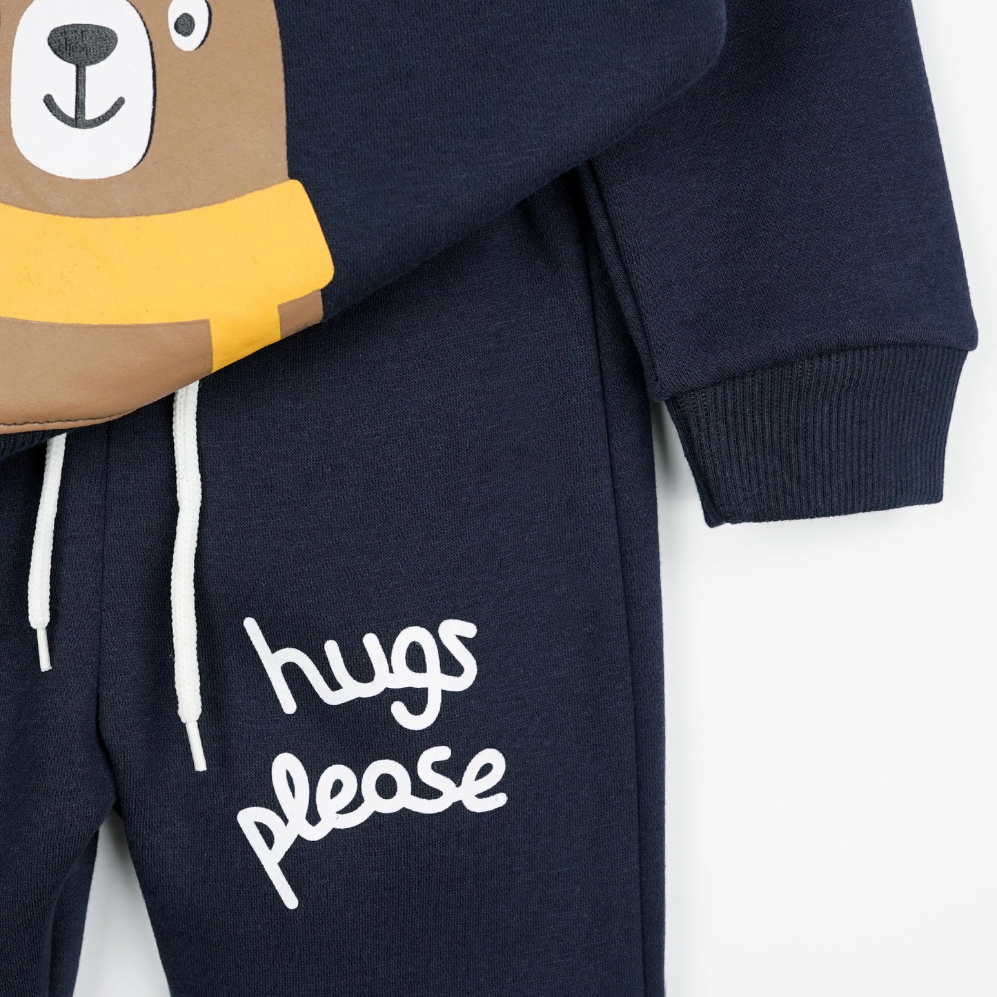 Hugs Please Fleece Jogger Suits