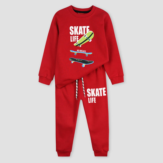 Skate Life Jogger Suits Red