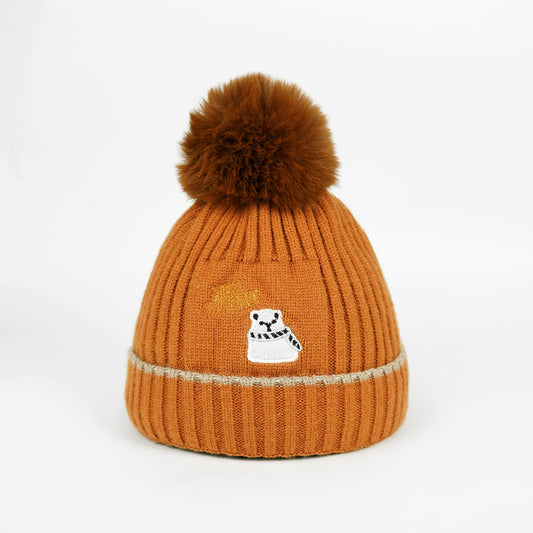 Kids Woolen Caps - Snowman