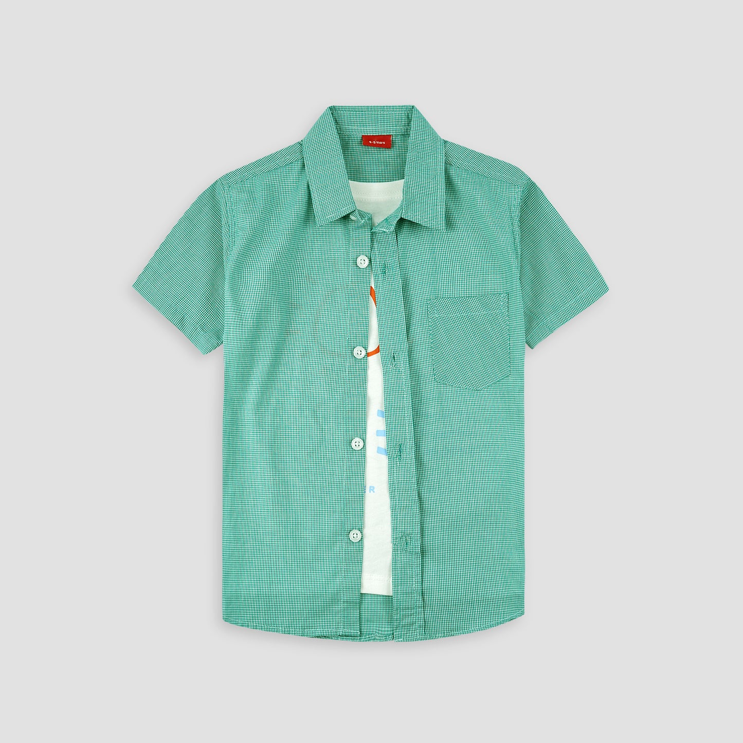 Cool Green Double Shirt - Sunny