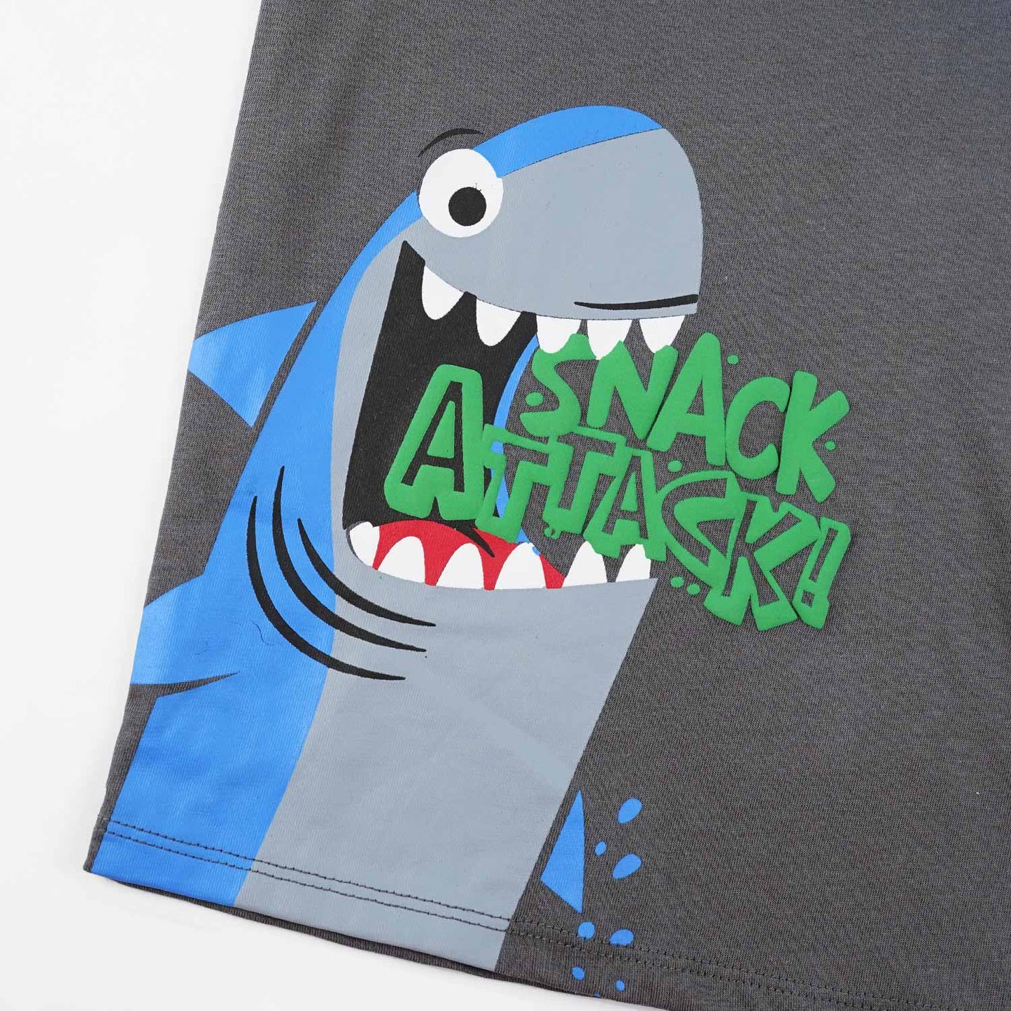 Shark Attack Sando Suit-Grey