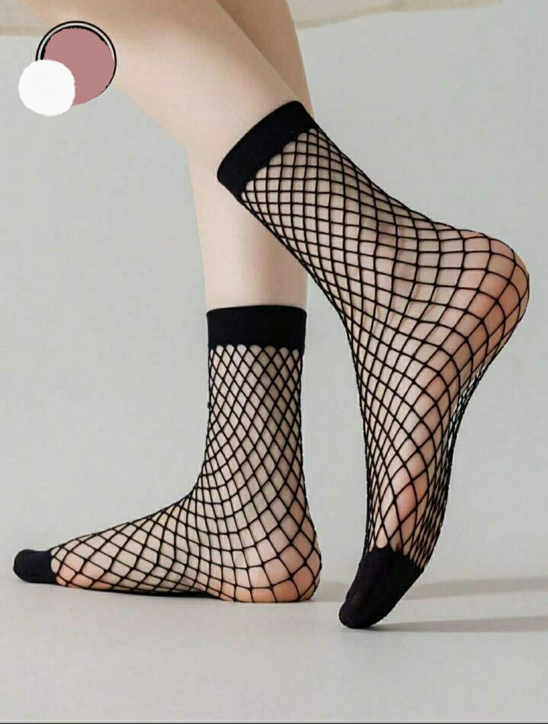 Hollow Out Fish Net Fashion Mesh Socks For Women/Girls