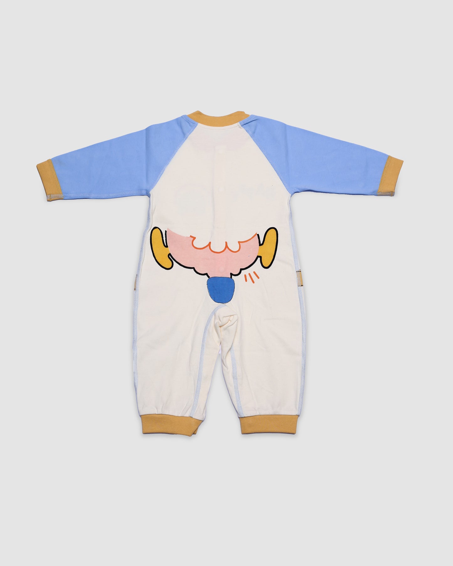 Full sleeves Baby Romper - Blue