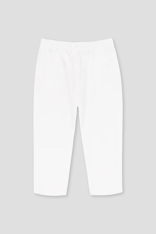 Cotton Trouser For Boys White