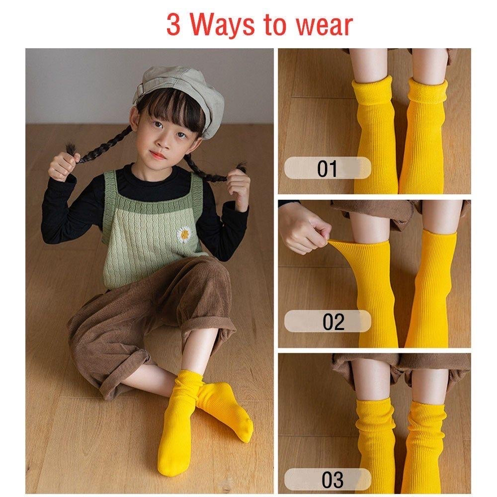 Kids Warm Cashmere Thermal Lining Socks