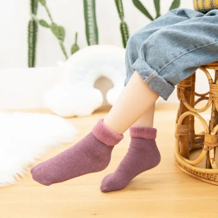 Kids Warm Cashmere Thermal Lining Socks