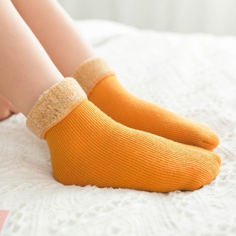 Kids Warm Cashmere Thermal Lining Socks