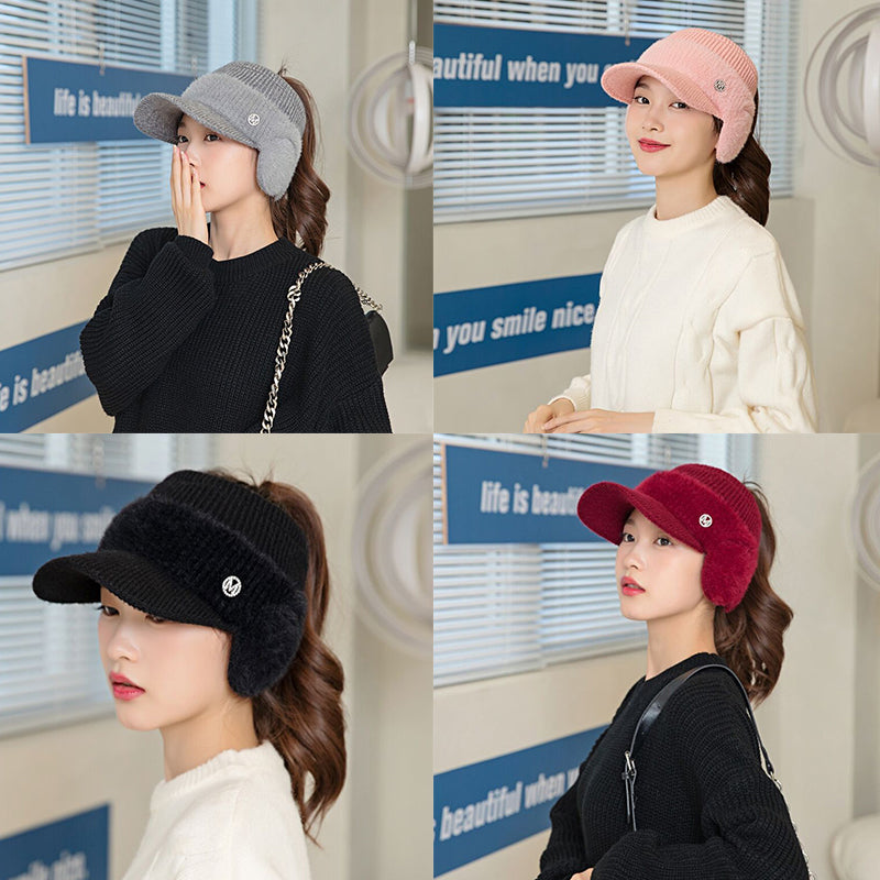 Women Warm Woolen Knitted Fashion Hat